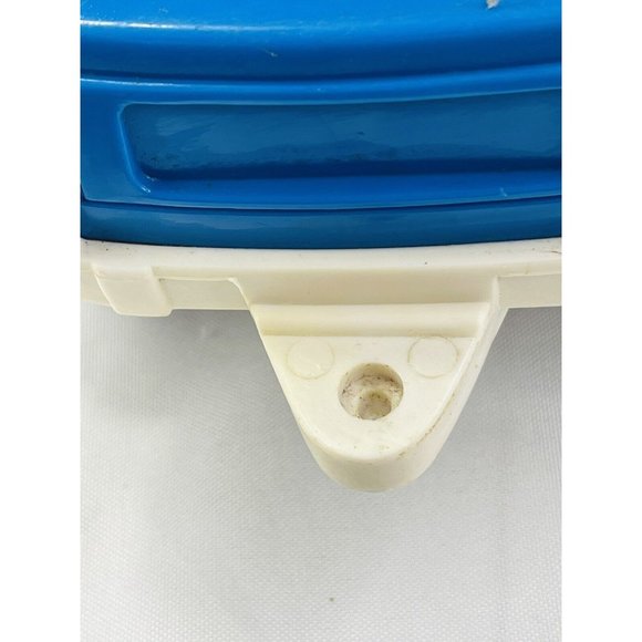 Rare Vintage 1994 Buddy L Jeep Wrangler Push Along Toy Truck Car Red White Blue - Picture 9 of 10